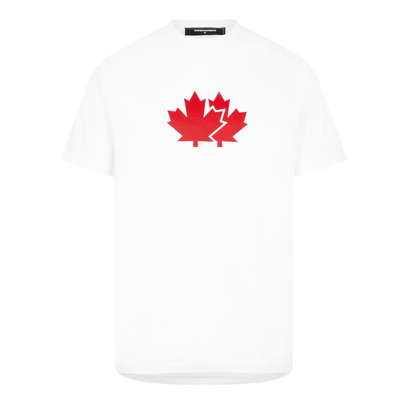 Dsquared2 o1g2r1mq0426 Maple Leaf T-Shirt in White Size US XXL / EU 58 / 5 - 1 Thumbnail