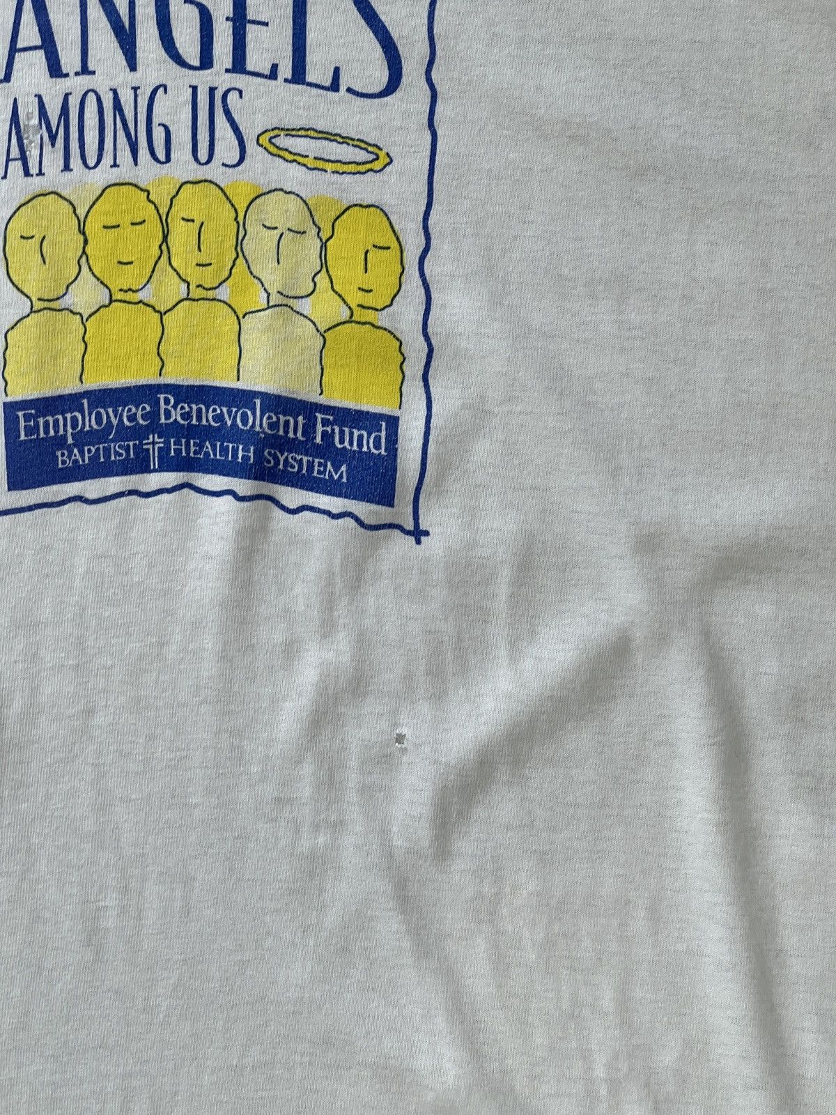 Vintage Vintage Angels Among Us Religious Baptist Jesus Tee XL Size US XL / EU 56 / 4 - 6 Thumbnail