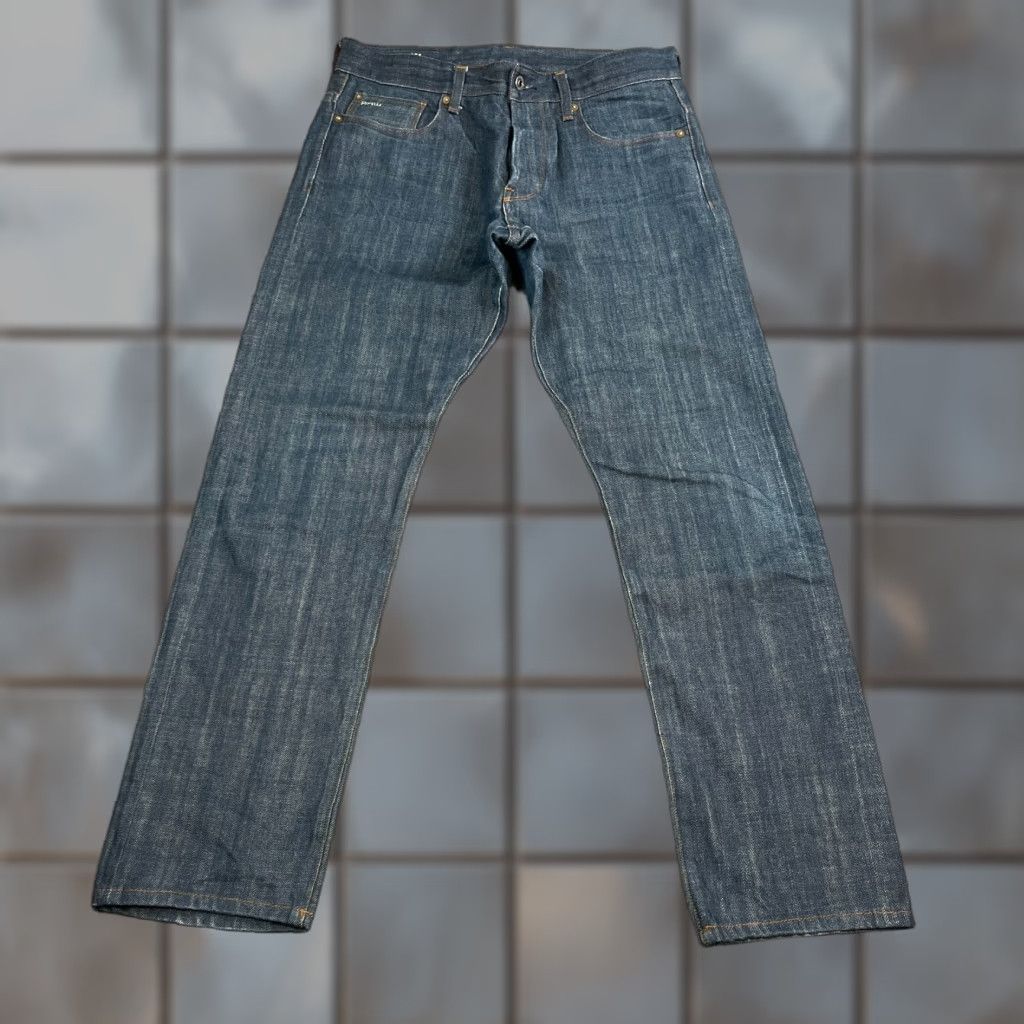 G-Star G Star Jeans Regular Tapered 32 30 Dark Wash Blue Chambray 100% Cotton Men Regular Jeans Size US 32 / EU 48 - 1 Thumbnail