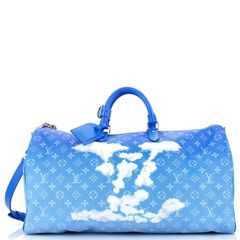 Louis Vuitton Cloud Monogram White Light blue Polyester ref.998788 - Joli  Closet
