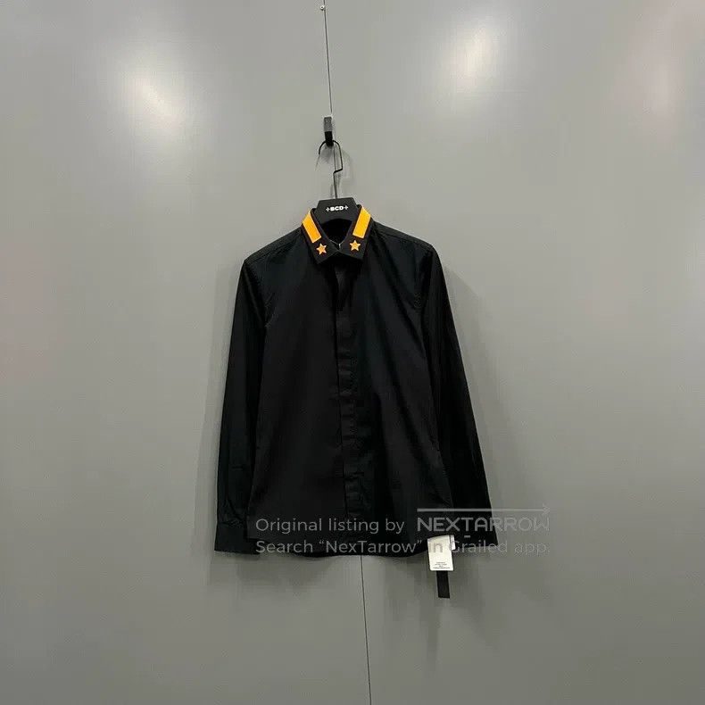 Givenchy Givenchy Size40 Star embroidery collar shirt Size US M / EU 48-50 / 2 - 1 Thumbnail