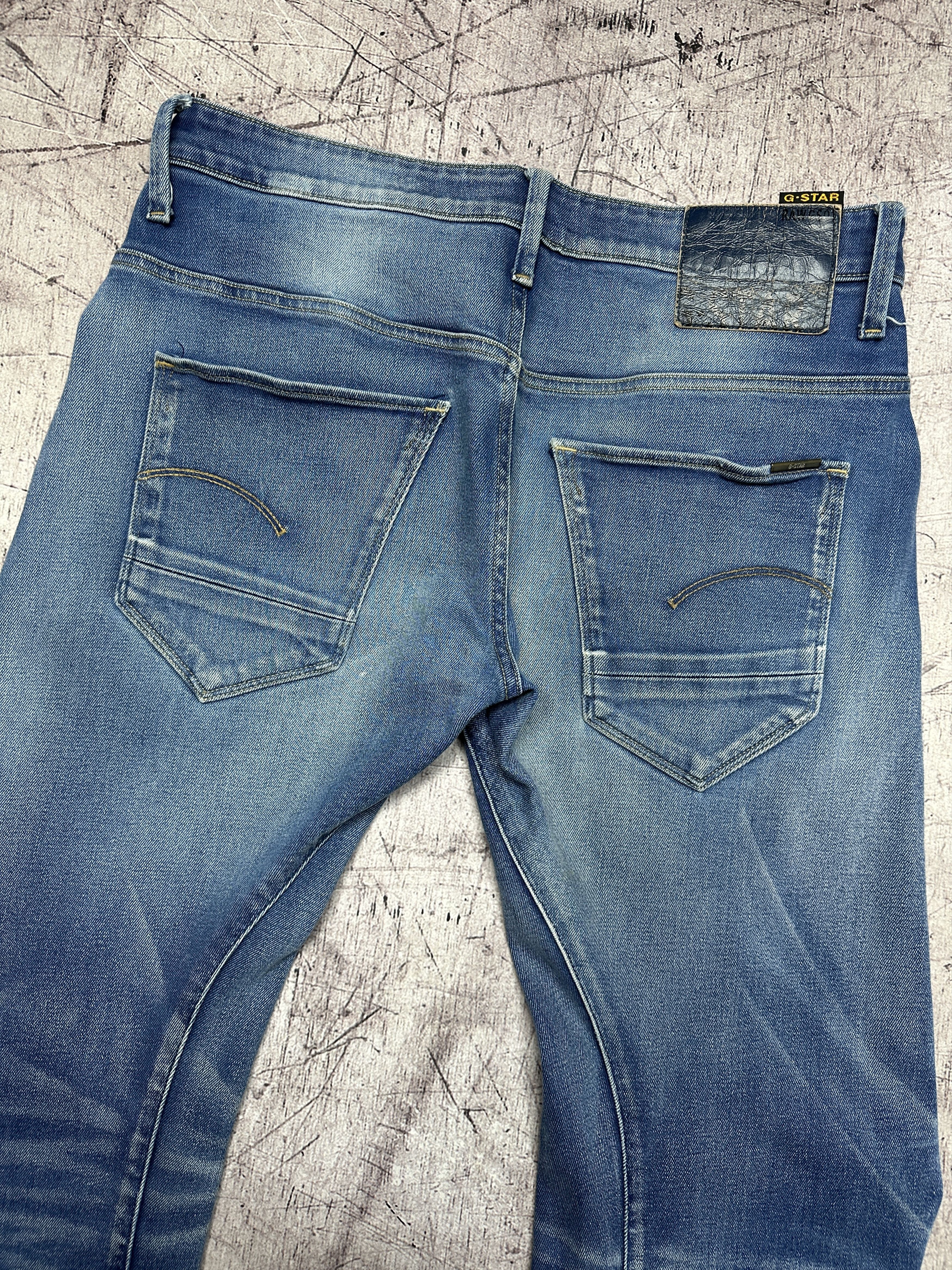 G-Star G Star Raw Mens Arc 3D Slim Denim Pants Jeans Size US 32 / EU 48 - 6 Thumbnail