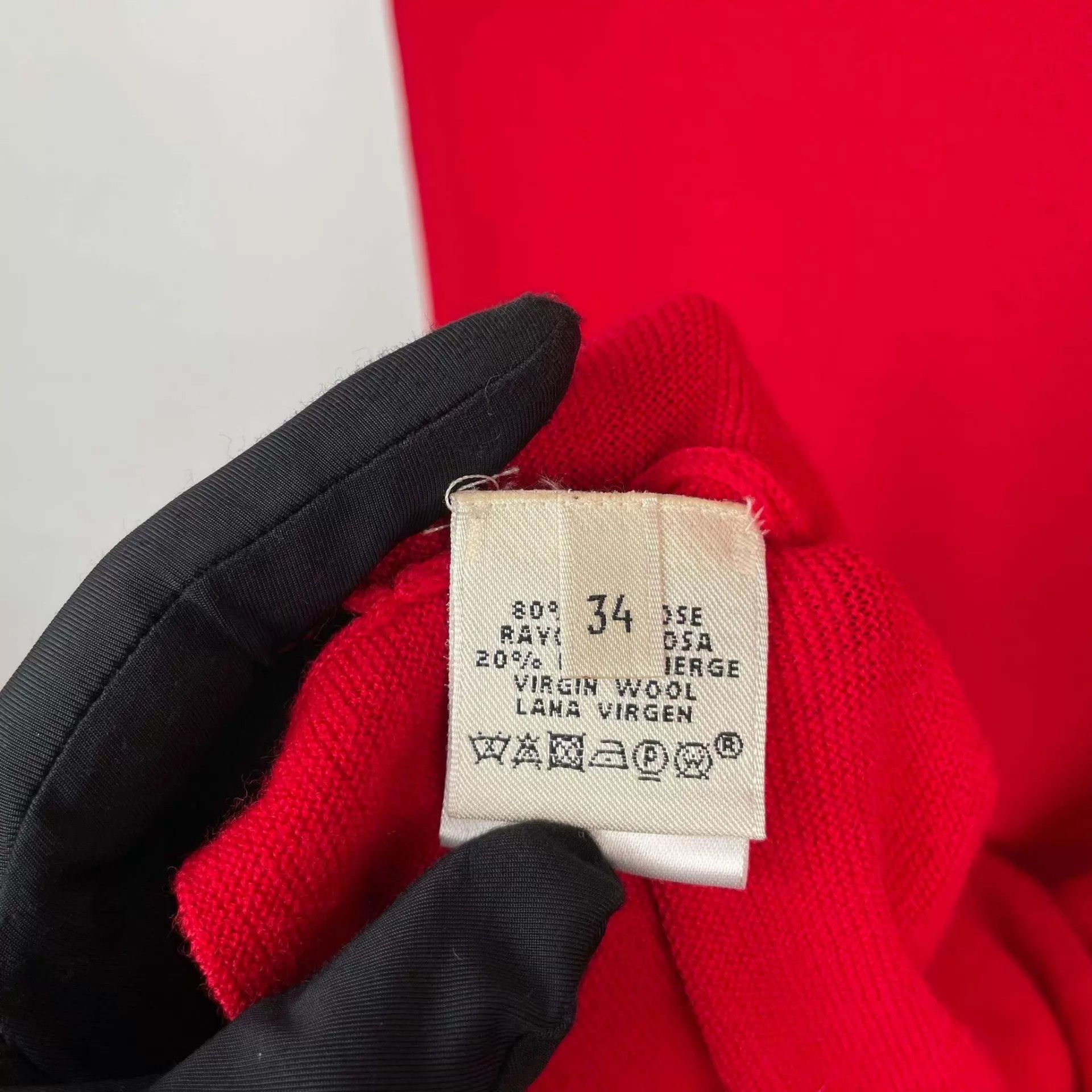 Hermes Hermes Red Long-Sleeve Size 34 Size XS / US 0-2 / IT 36-38 - 5 Thumbnail