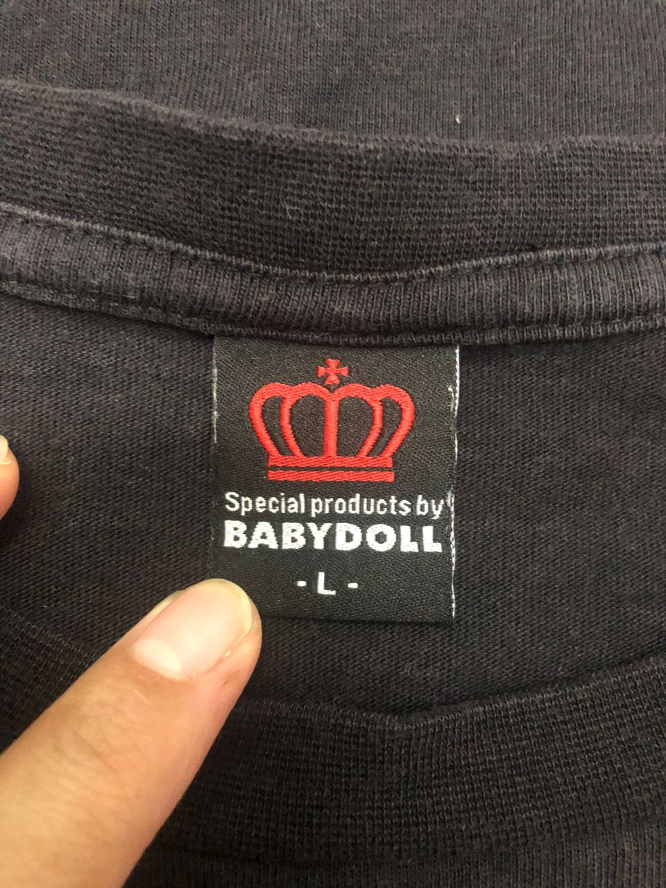 Vintage Mickey Mouse x BabyDoll shirt Size US L / EU 52-54 / 3 - 12 Thumbnail