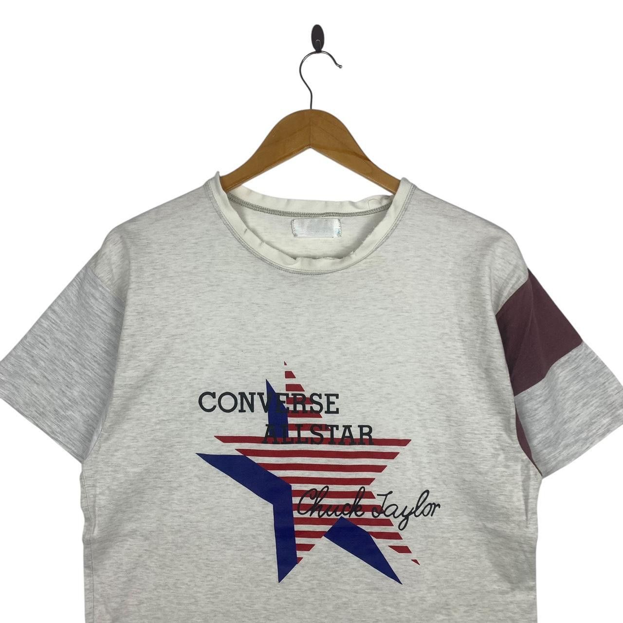 Vintage Vintage CONVERSE ALL STAR Chuck Taylor Player Tee Shirt Size US M / EU 48-50 / 2 - 2 Thumbnail