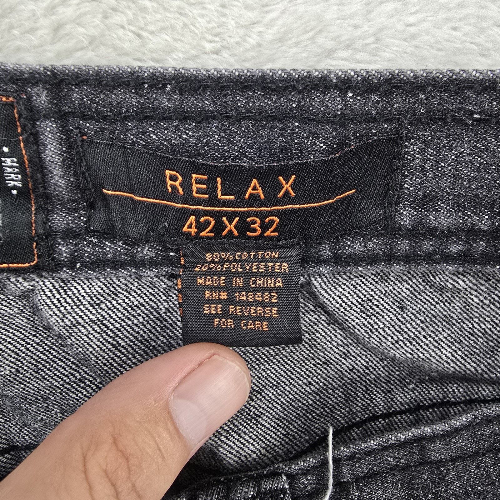 Other Rock N Run Jeans Mens 38x29 Black Denim Baggy Y2K Vintage Size US 38 / EU 54 - 5 Thumbnail