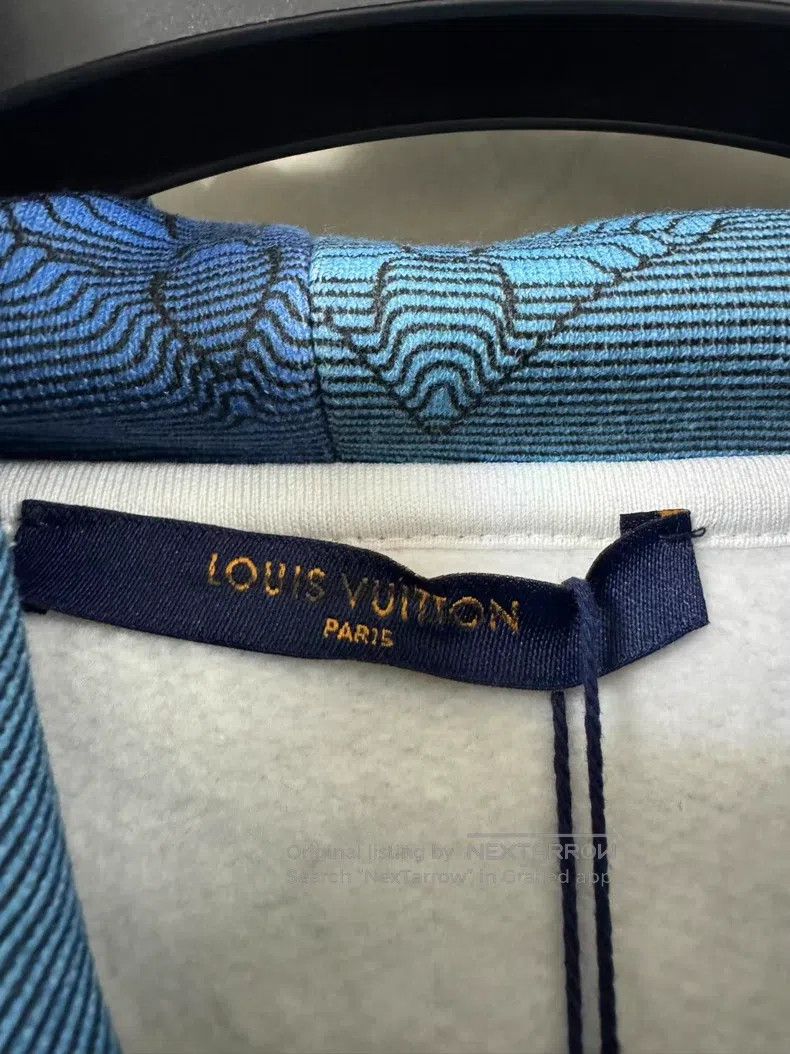 Louis Vuitton Louis Vuitton Warm full printed line logo hoodie Size US XL / EU 56 / 4 - 3 Thumbnail