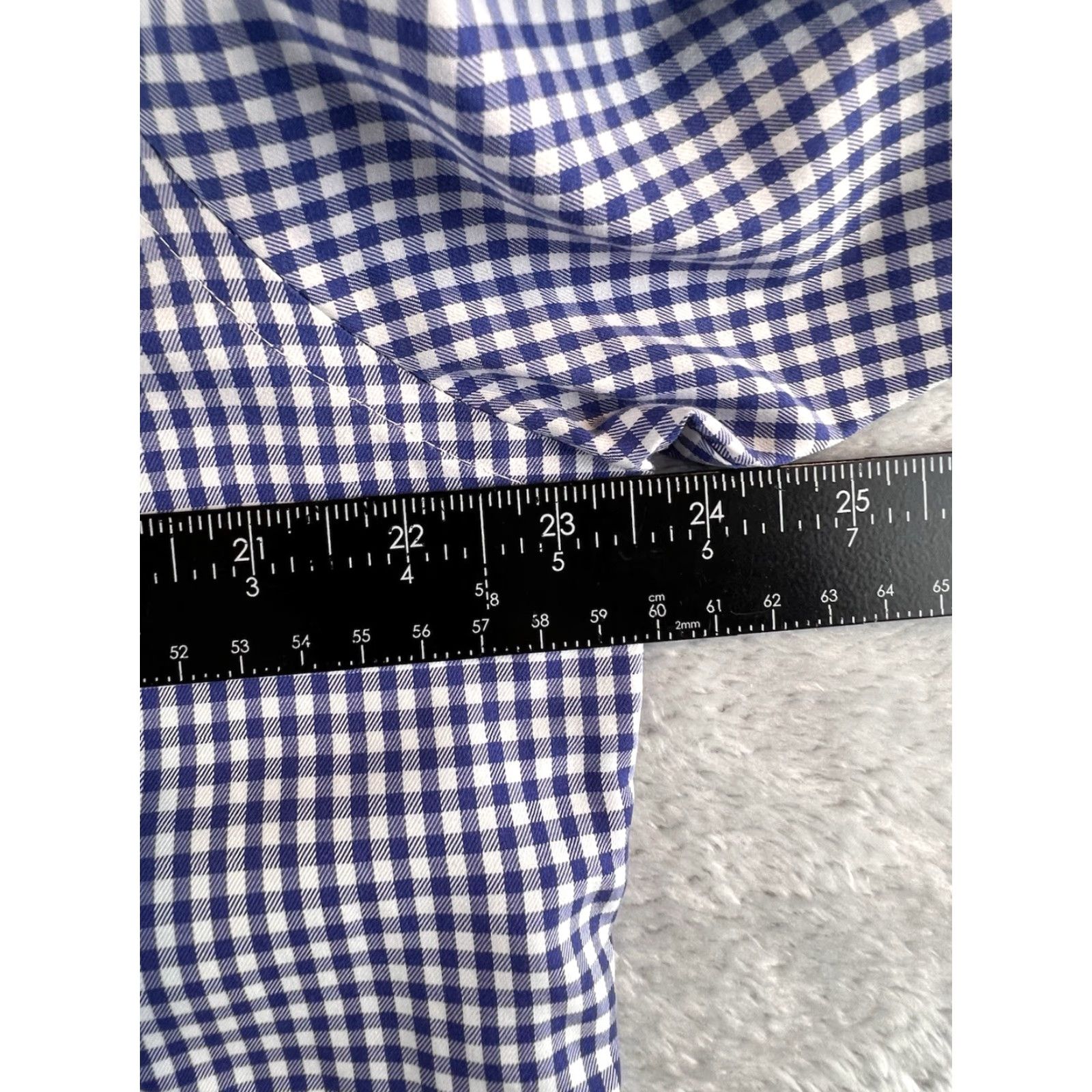 Brooks Brothers Brooks Brothers Regent Shirt Mens 16 34 Blue Gingham LS Button Up Office Dress Shirt Regular Cuff Mens Size US S / EU 44-46 / 1 - 5 Thumbnail
