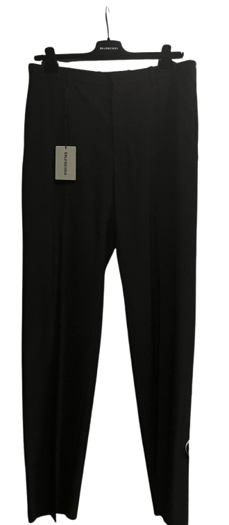 Balenciaga o1bcso1str1124 Regular Fit Tailored Pants in Black Size US 28 / EU 44 - 1 Preview