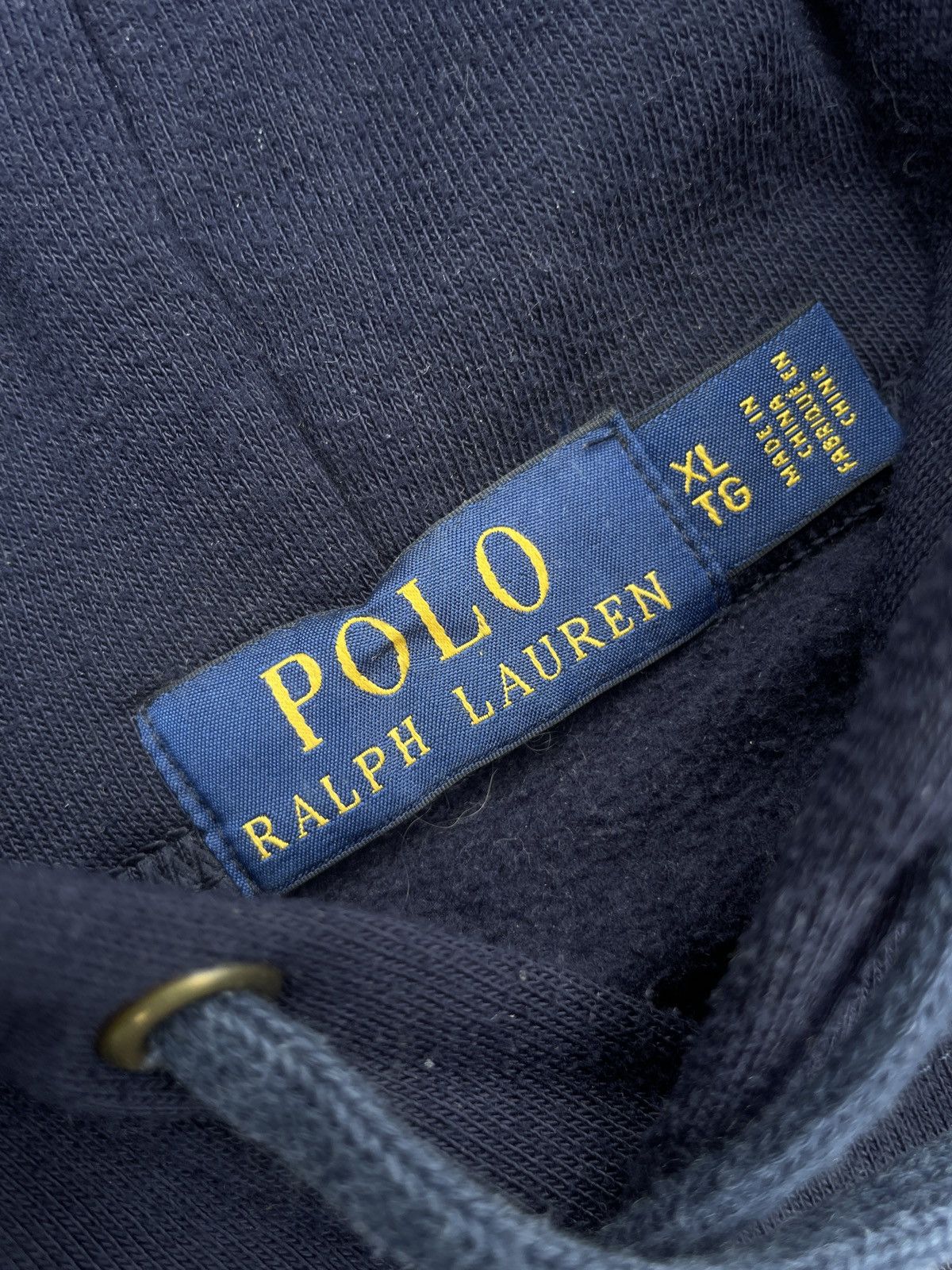 Polo Ralph Lauren Vintage polo Ralph lauren big logo spell out hoodie Size US XL / EU 56 / 4 - 6 Thumbnail