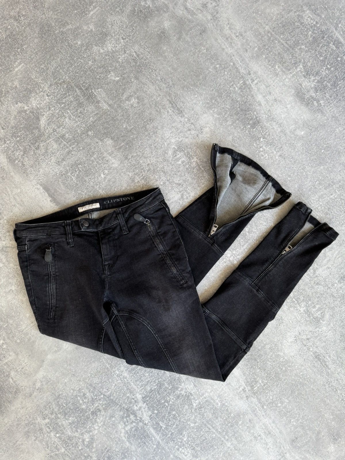 Burberry × Vintage Burberry Brit Avant Garde Denim Pants Size 27" / US 4 / IT 40 - 1 Thumbnail