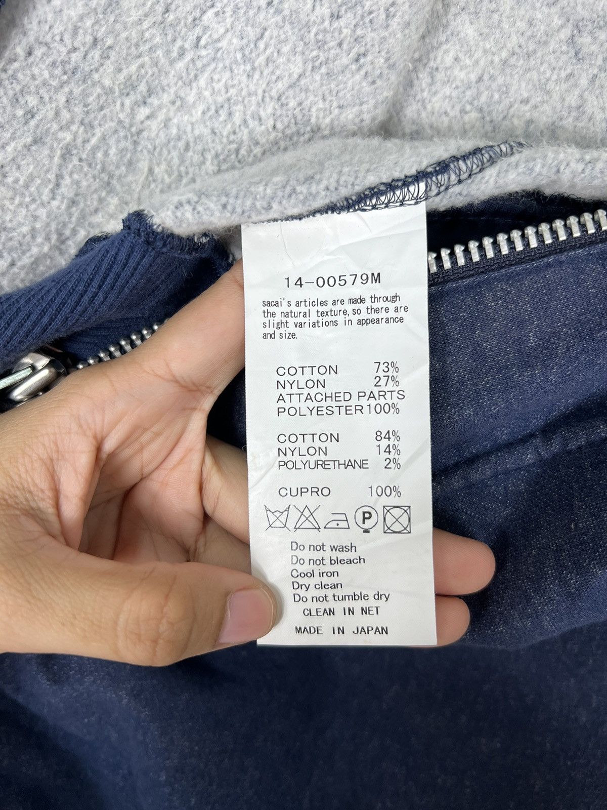 Sacai 🔥 SS14 SACAI LIGHT BOMBER JACKET MADE IN JAPAN Size US M / EU 48-50 / 2 - 14 Thumbnail