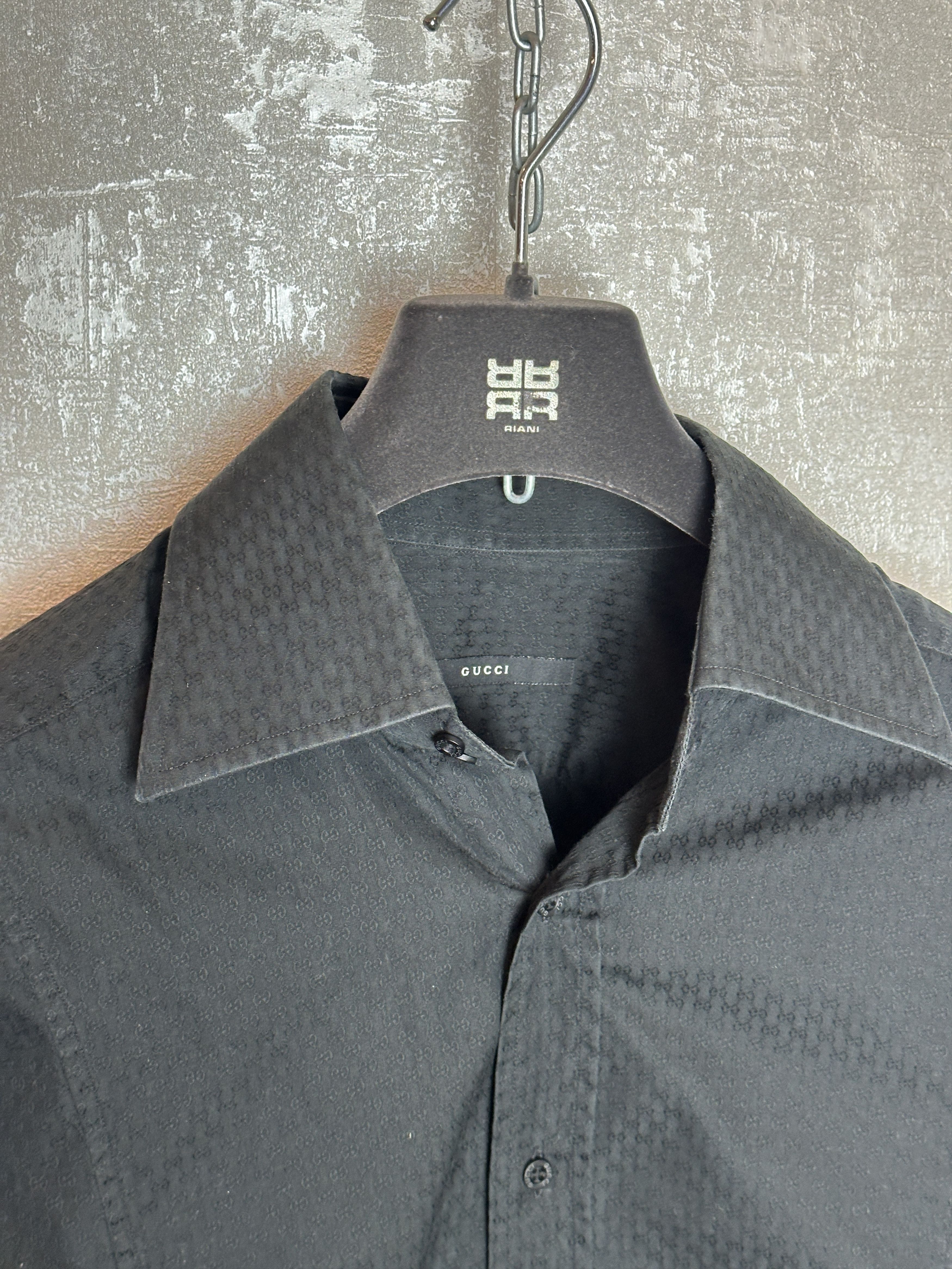 Gucci Gucci GG monogram mens shirt (Size 41/16) Size 42S - 6 Thumbnail