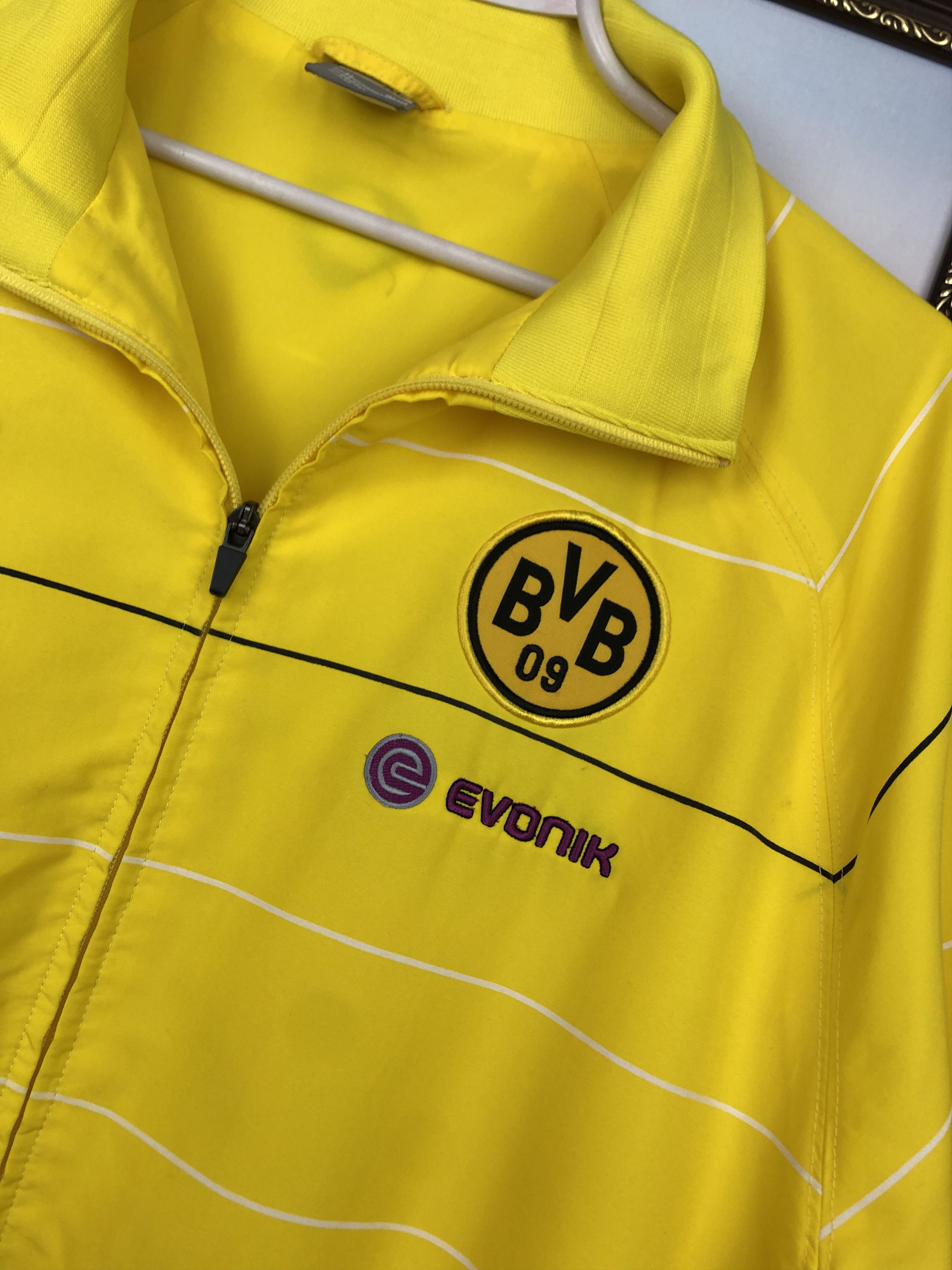 Nike × Vintage Vintage Nike Borussia Dortmund Football Track Soccer Jacket Size US XL / EU 56 / 4 - 6 Thumbnail