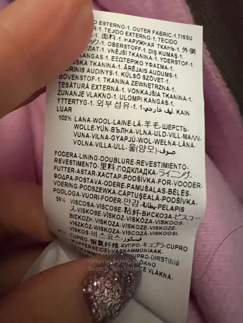 Versace Versace Pink wool coat Size S / US 4 / IT 40 - 6 Thumbnail