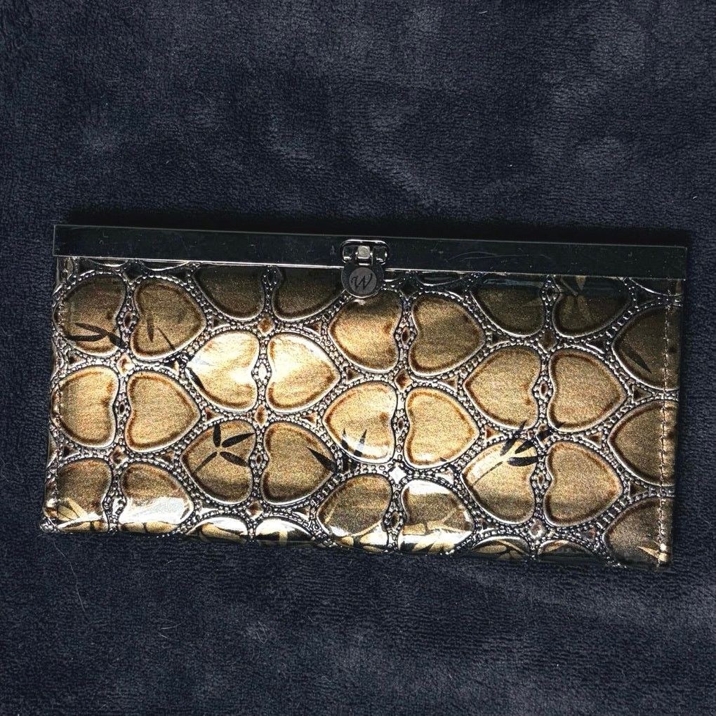 Other Y2K Gold Heart Wallet Size ONE SIZE - 2 Thumbnail