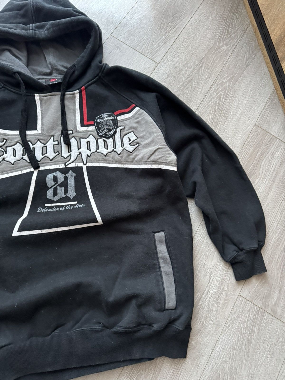 Southpole OVERSIZED VINTAGE SOUTHPOLE HOODIE Size US L / EU 52-54 / 3 - 3 Thumbnail