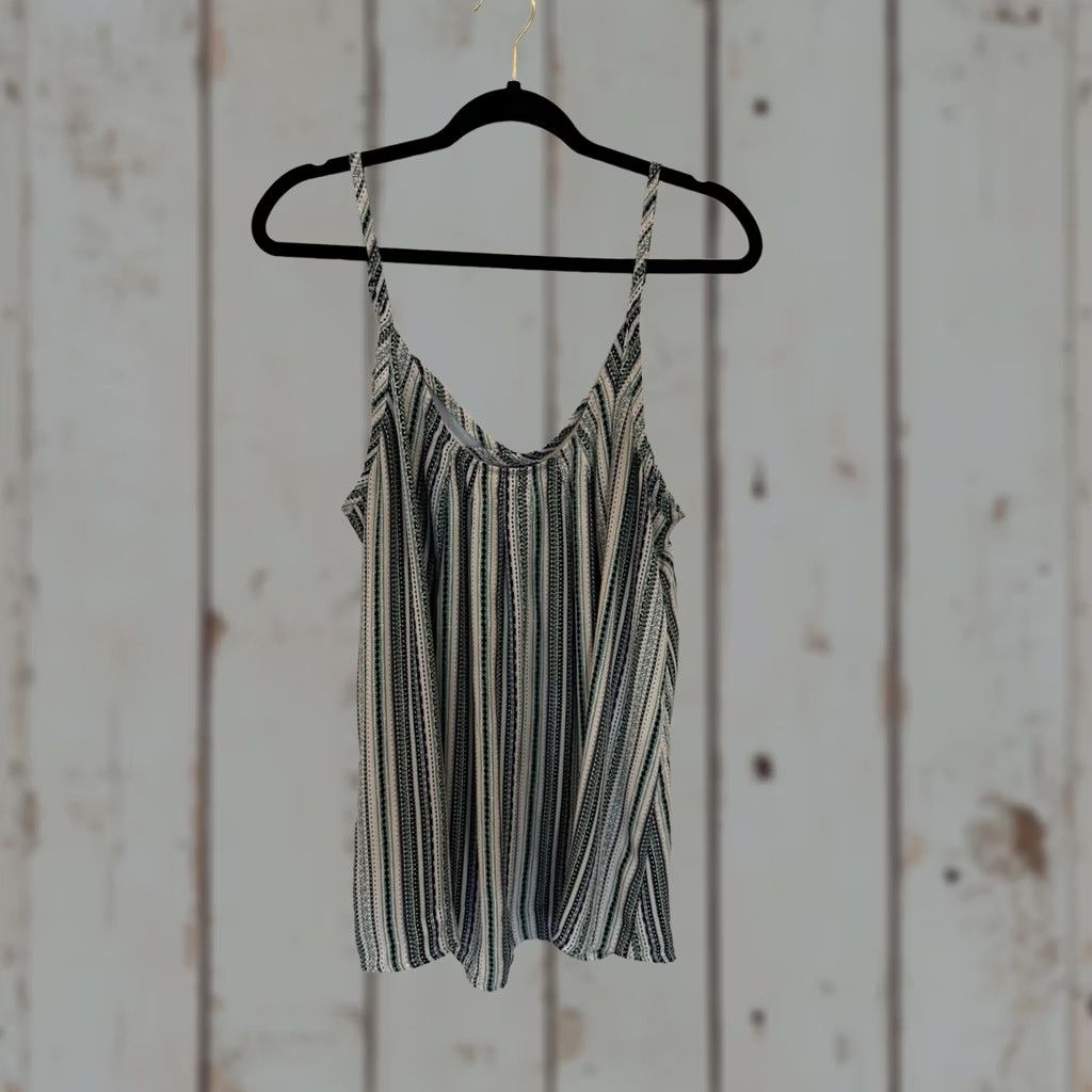 Torrid Torrid Stripes Georgette Swing Tank Cami Sleeveless Lightweight Plus 2X Multicolor Women’s Size 2X Women’s Size XXL / US 16-18 / IT 52-54 - 1 Thumbnail