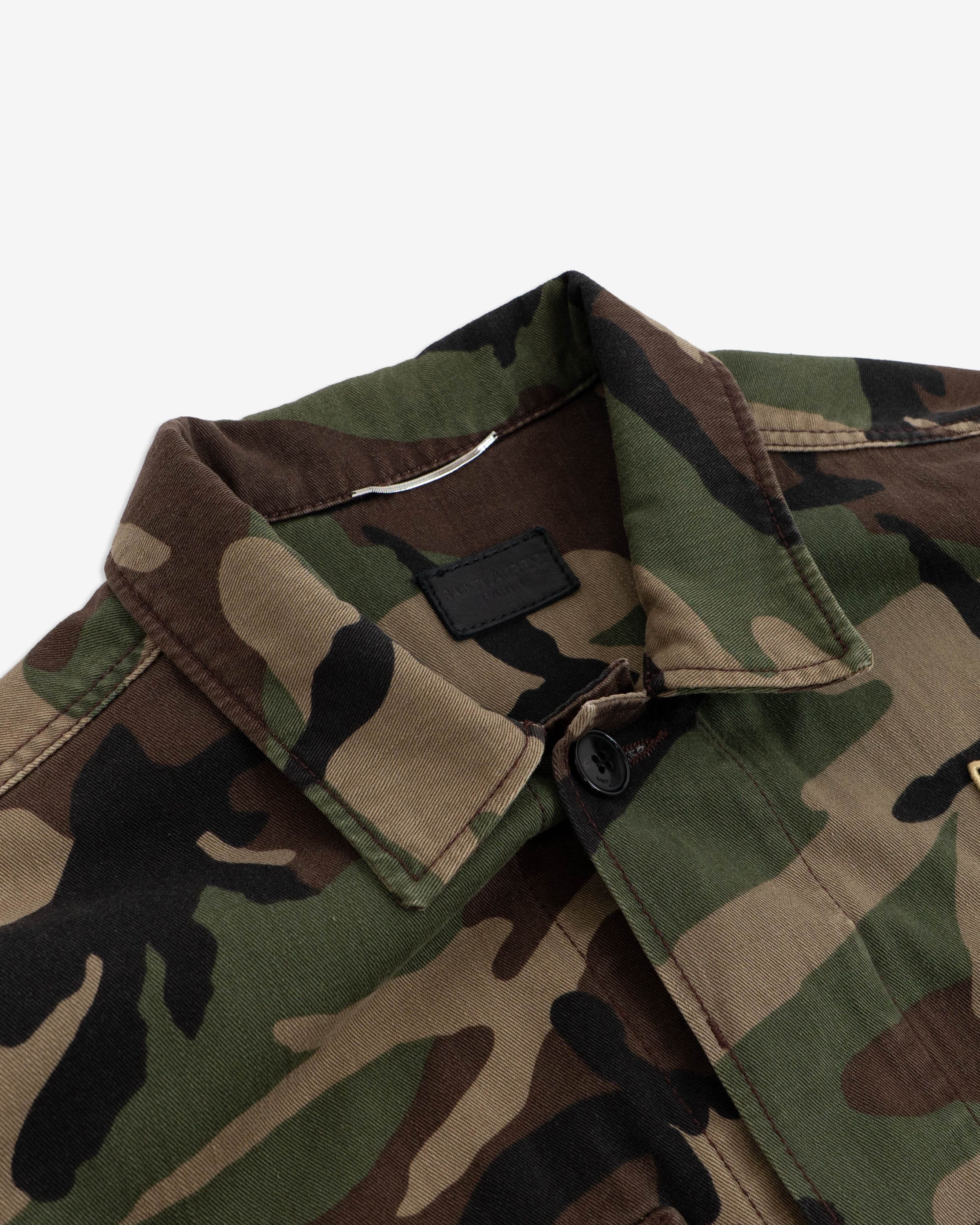 Saint Laurent Paris Yeah Baby Camo Jacket (SS16) Size US S / EU 44-46 / 1 - 3 Thumbnail