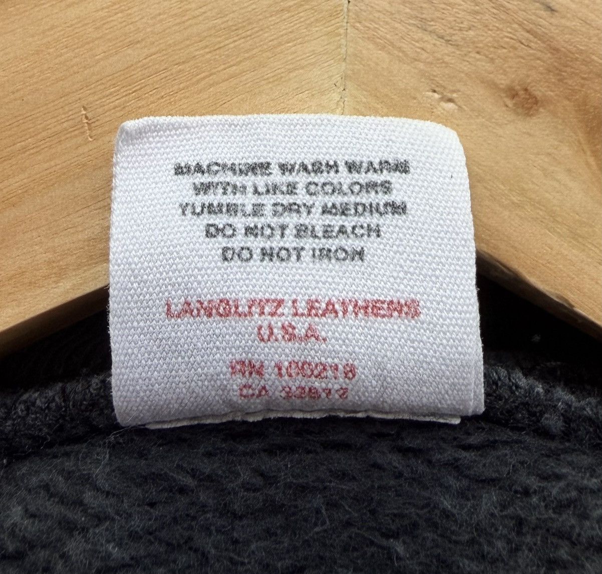 Vintage 🔥RARE🔥Vintage Langlitz Leathers Crewneck Zipper Jacket Size US M / EU 48-50 / 2 - 12 Thumbnail