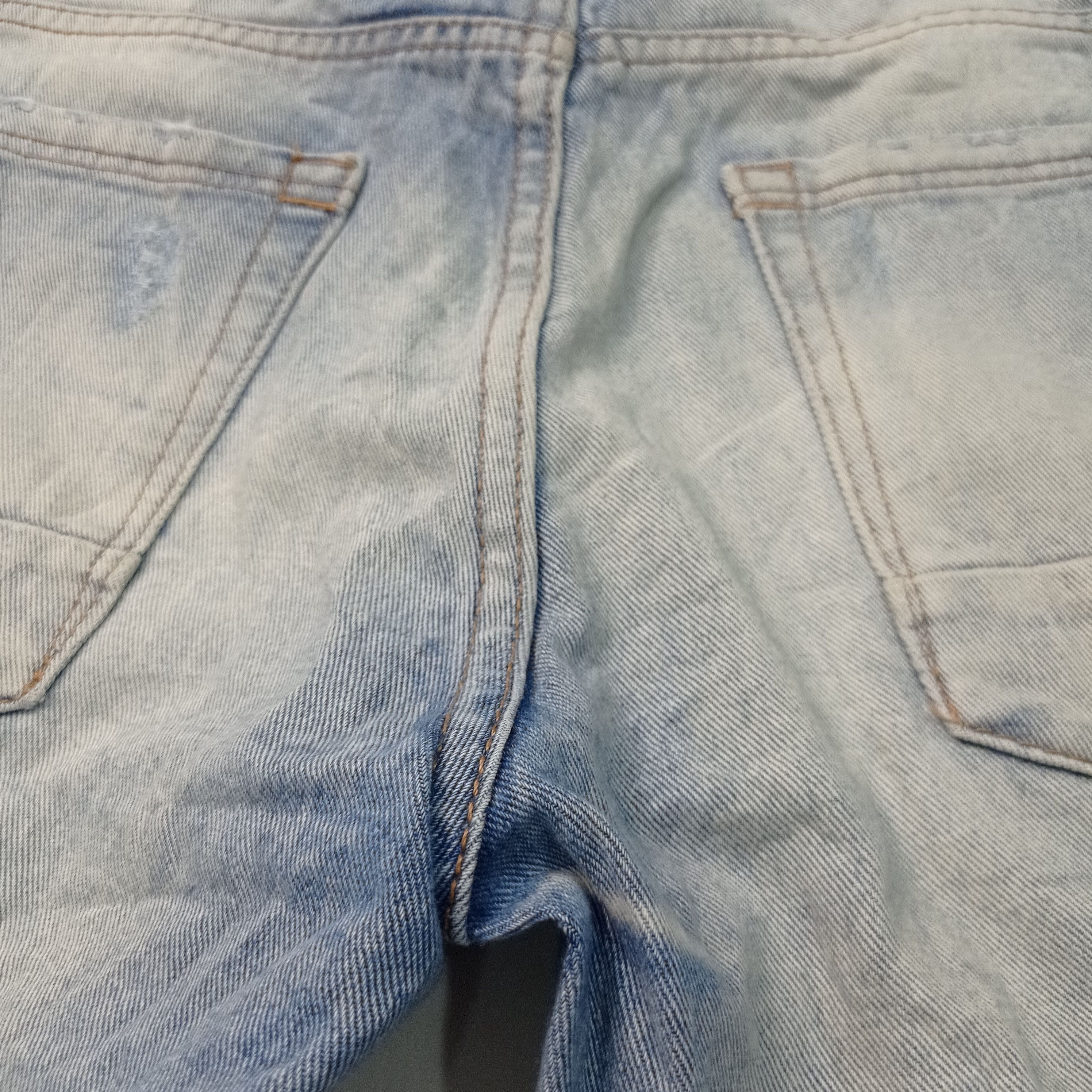 Zara 🔥Zara Faded Distressed Jeans Pants Size US 31 - 13 Thumbnail