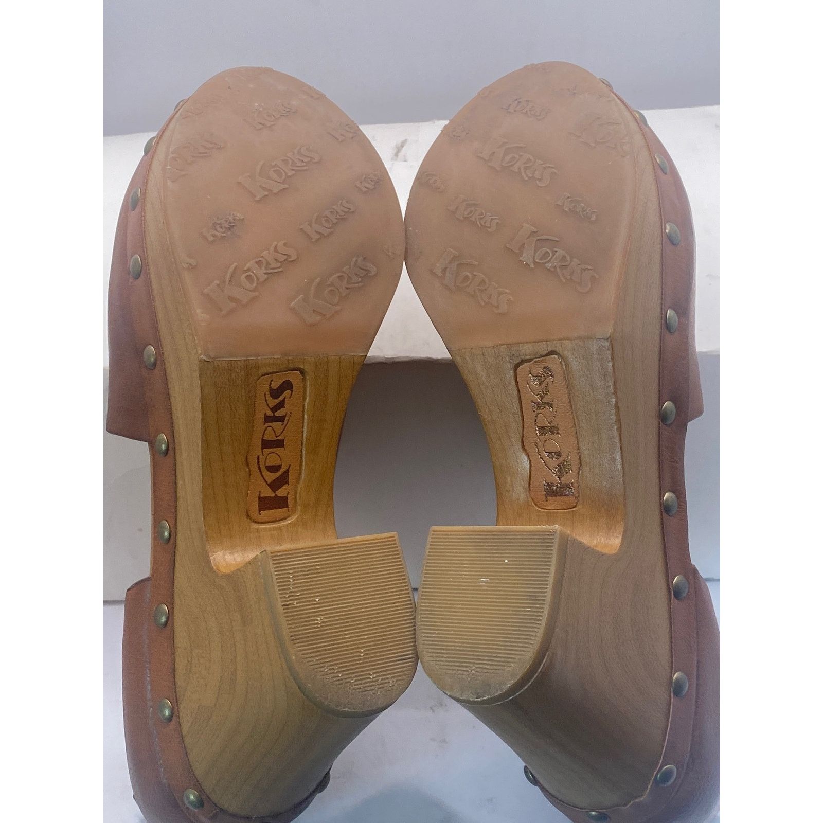 Kork-Ease Korks Tan Arielle Wood Sole d'Orsay Pump (Women), Size 7 Size US 7 / IT 37 - 7 Thumbnail