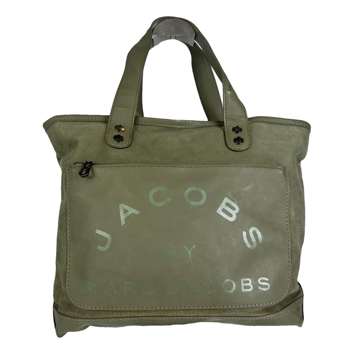 Marc by Marc Jacobs Green Cotton Handbag Size ONE SIZE - 1 Thumbnail