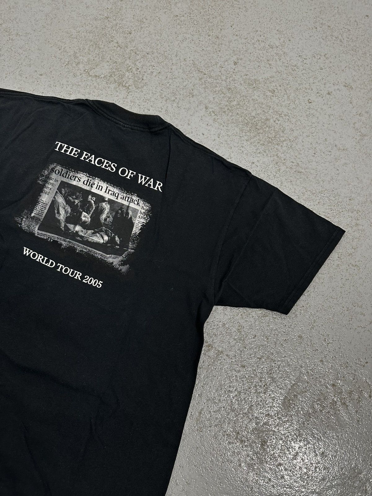 Band Tees Chris Caffery 2005 Tour The Faces Of War Tee Size US XL / EU 56 / 4 - 10 Thumbnail
