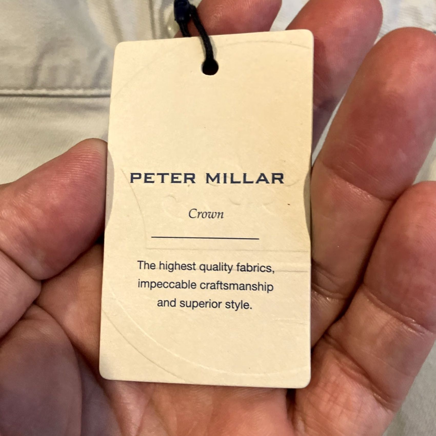 Peter Millar PETER MILLAR Golf Shorts Men's 42" Light Gray Pilot Twill 8" Inseam NWT Size US 42 / EU 58 - 4 Thumbnail
