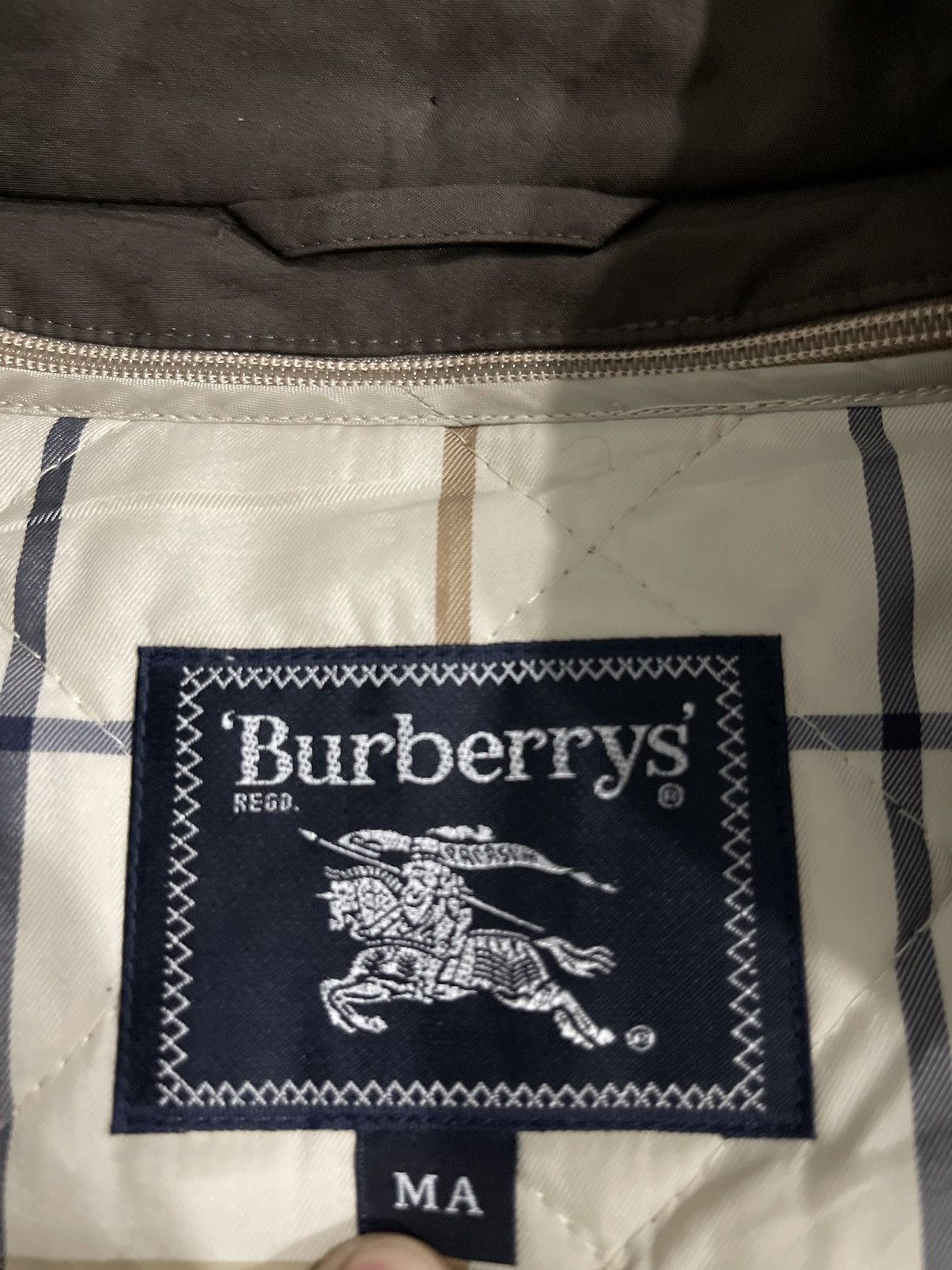 Burberry Vintage Burberrys Hoodie Long Jacket Size US XL / EU 56 / 4 - 16 Thumbnail