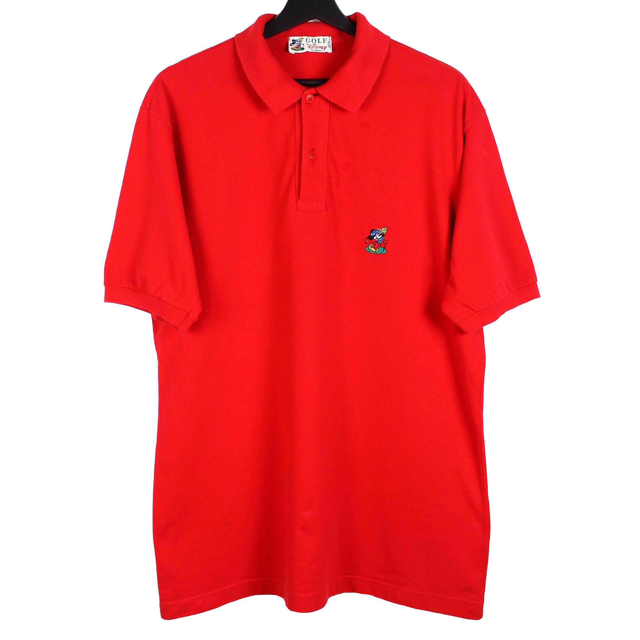 Disney 90s vintage Disney Golf polo t-shirt tshirt Mickey Mouse OG Size US XL / EU 56 / 4 - 1 Thumbnail