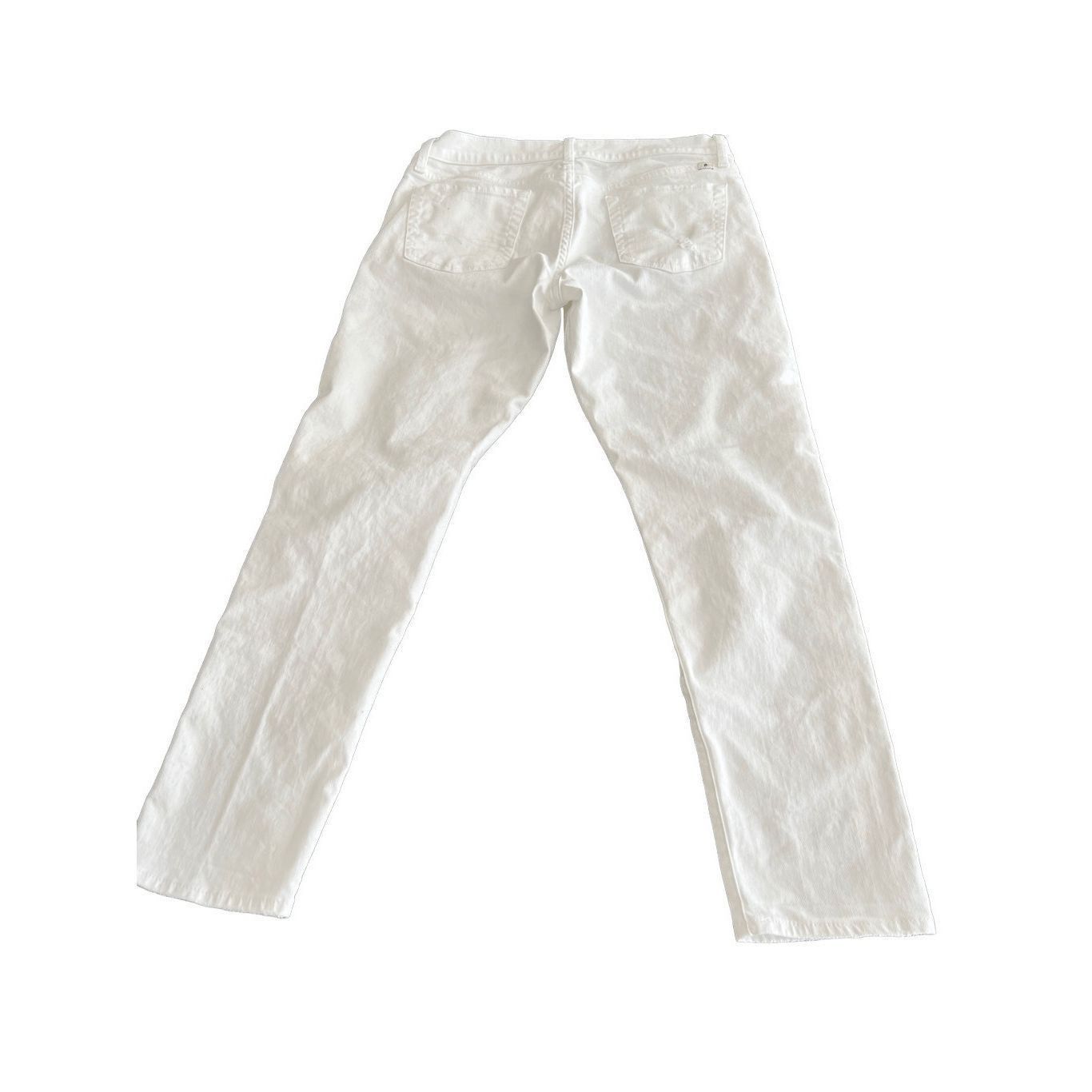 Lucky Brand Lucky Brand distressed Boyfriend White Jeans 8/29 Size 30" / US 8 / IT 44 - 2 Thumbnail