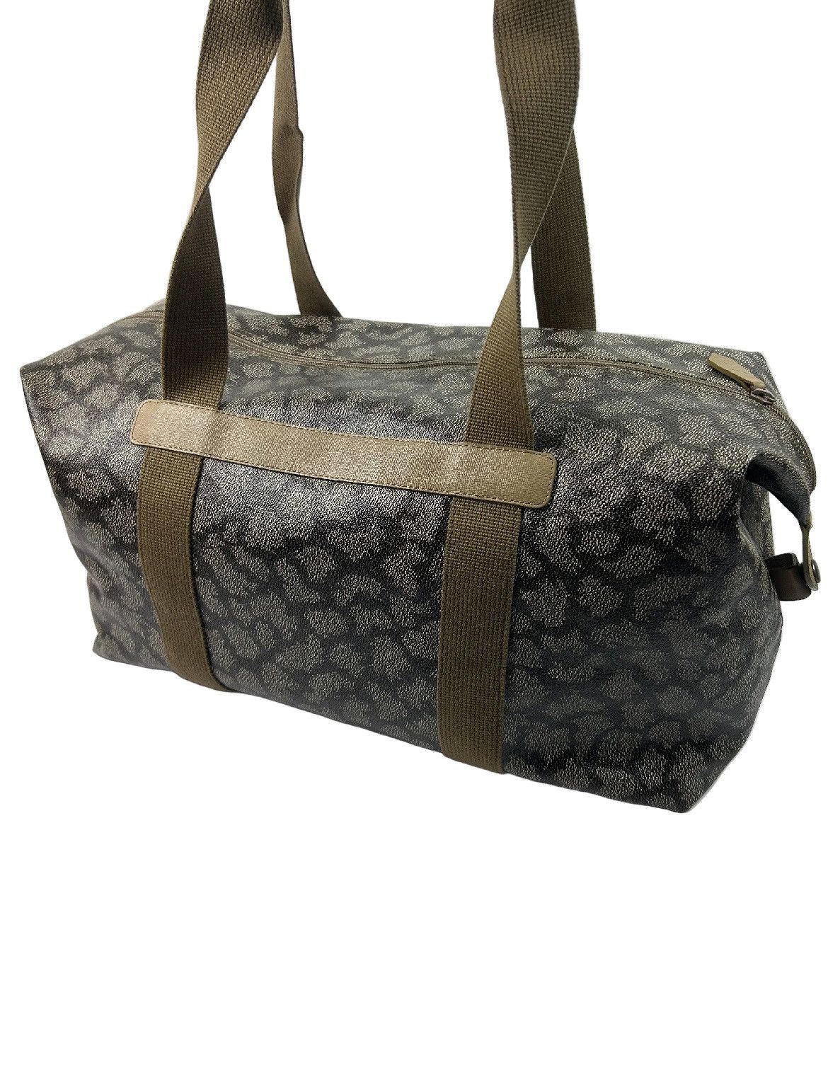 Yves Saint Laurent YSL Canvas Leather Duffle Bag Size ONE SIZE - 3 Thumbnail