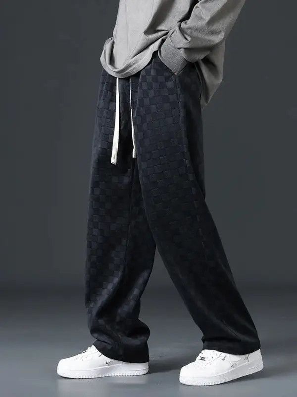 Japanese Brand Natsuko x Mieko Elastic Plaid Sweatpant Size US 34 / EU 50 - 4 Thumbnail