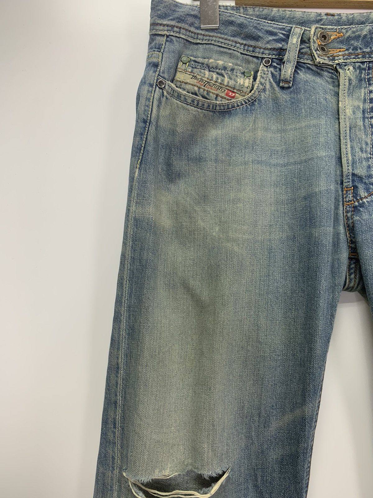 Diesel × Vintage Vintage Diesel Industry denim Size US 29 - 4 Thumbnail