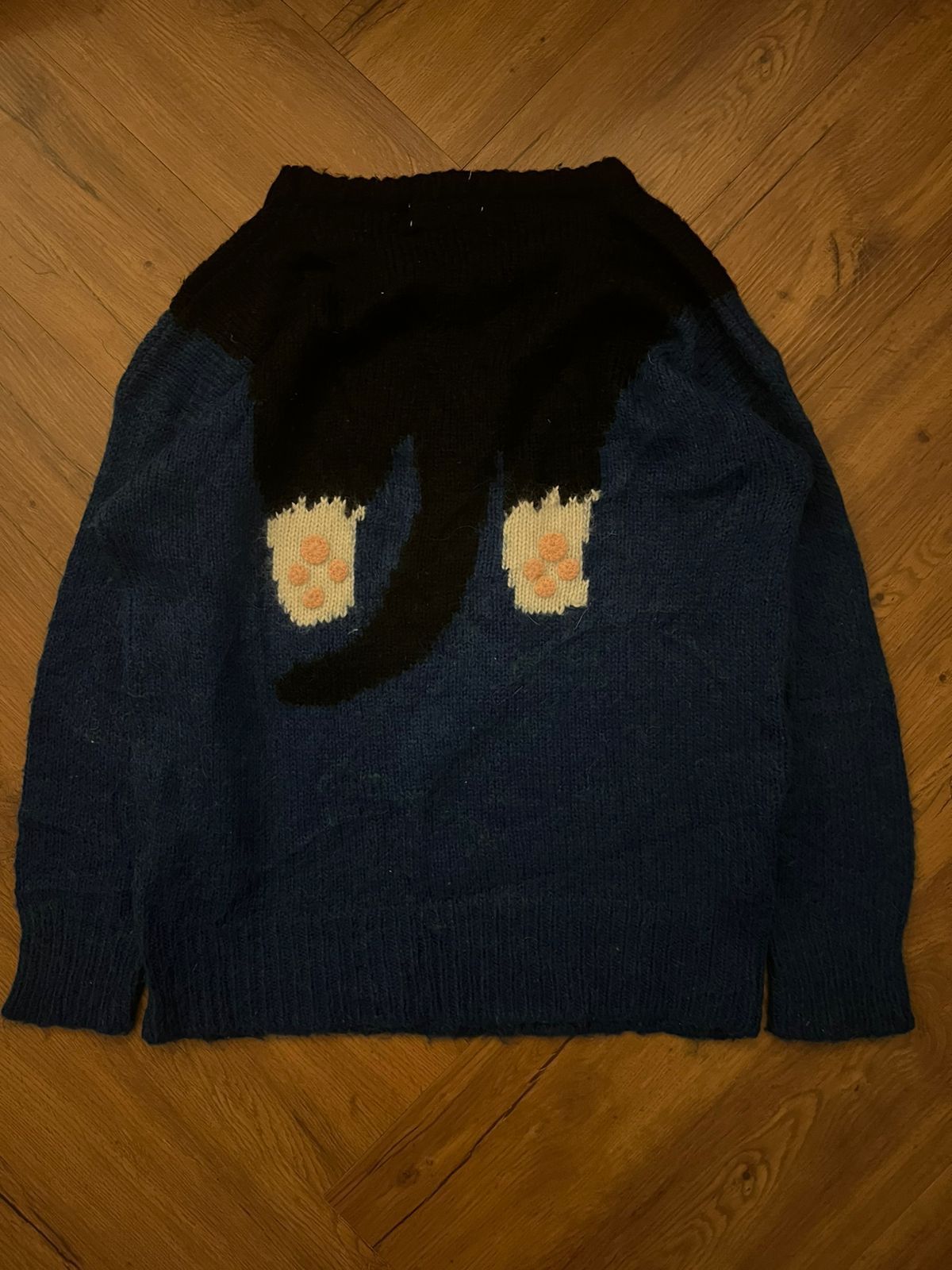 Angel Blue × Beauty Beast × Issey Miyake 2000s fuzzy mohair cats liked Issey Miyake styel Size US M / EU 48-50 / 2 - 2 Thumbnail