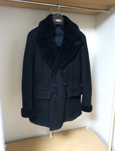 Tom Ford o1sm1stk0824 Suede Shearling Low Cut Double Mustang Jacket Size US M / EU 48-50 / 2 - 2 Thumbnail