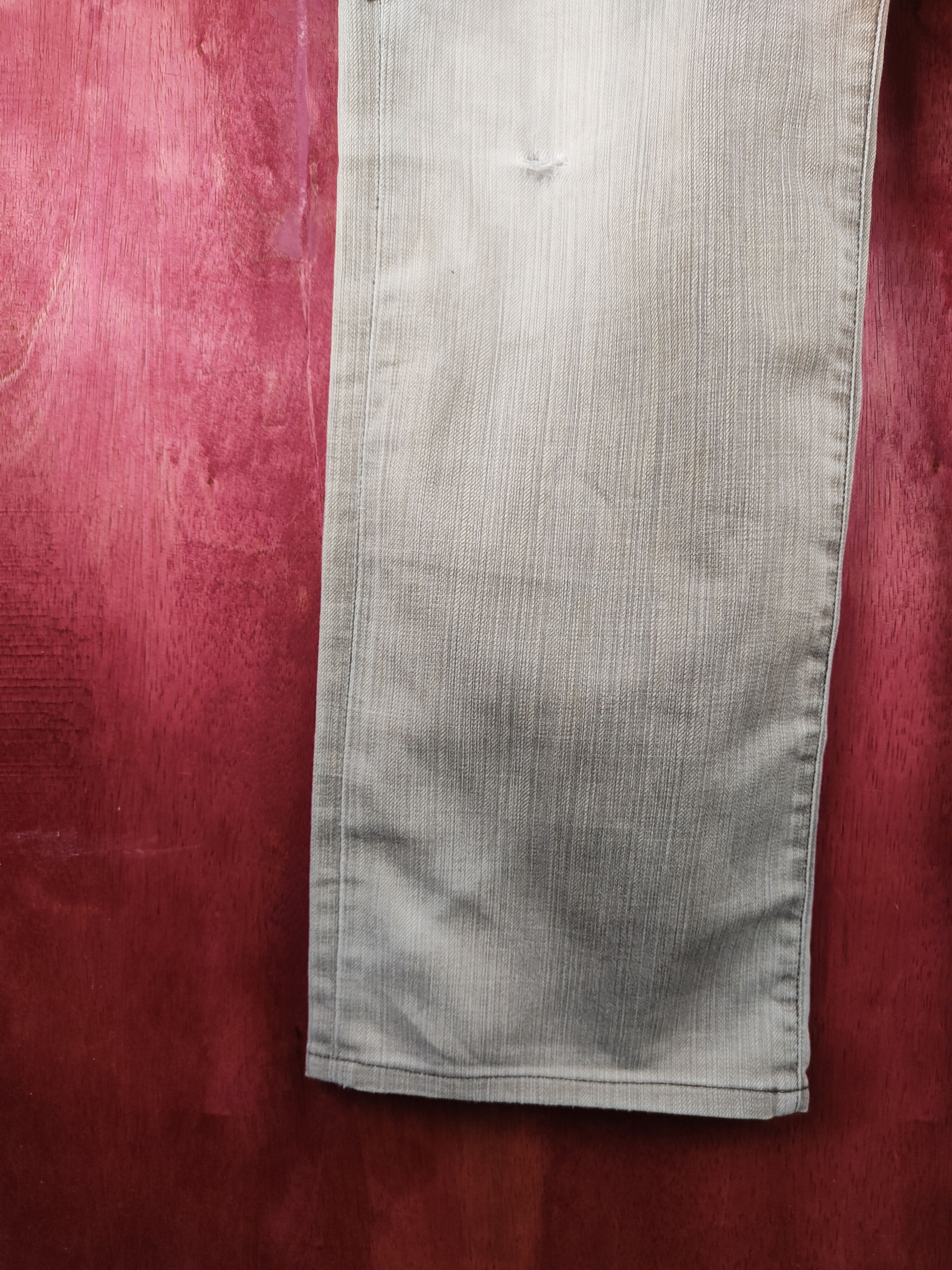 Japanese Brand Vintage Wolvo Faded Dark Brown Distressed Denim Pants N#S45 Size US 33 - 4 Thumbnail