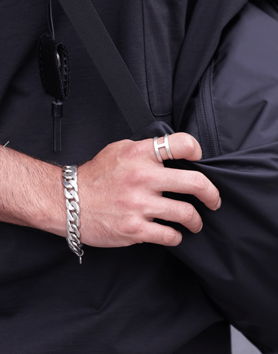Japanese Brand XOLO JEWELRY basic link bracelet -14mm- Size ONE SIZE - 1 Thumbnail