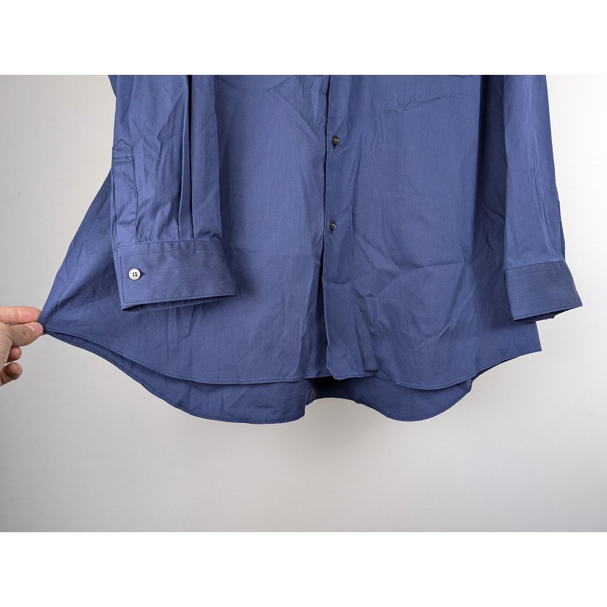 Comme des Garcons SHIRT o1rshd1 Button Shirt in Navy Blue Size US XL / EU 56 / 4 - 7 Thumbnail