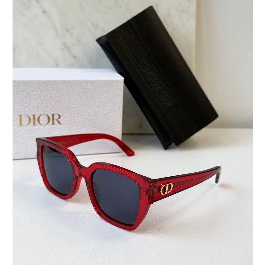 Dior NEW Dior DiorGlow S1I Cat Eye Sunglasses in Red Size ONE SIZE - 1 Thumbnail