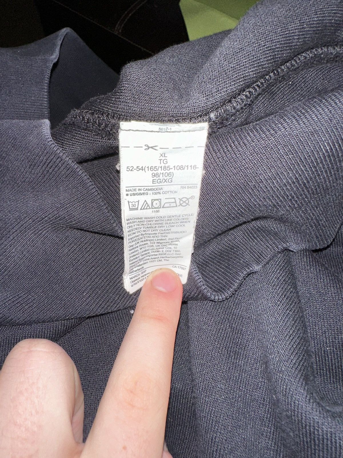 Gap Yeezy Gap Black Hoodie Size US XL / EU 56 / 4 - 8 Thumbnail