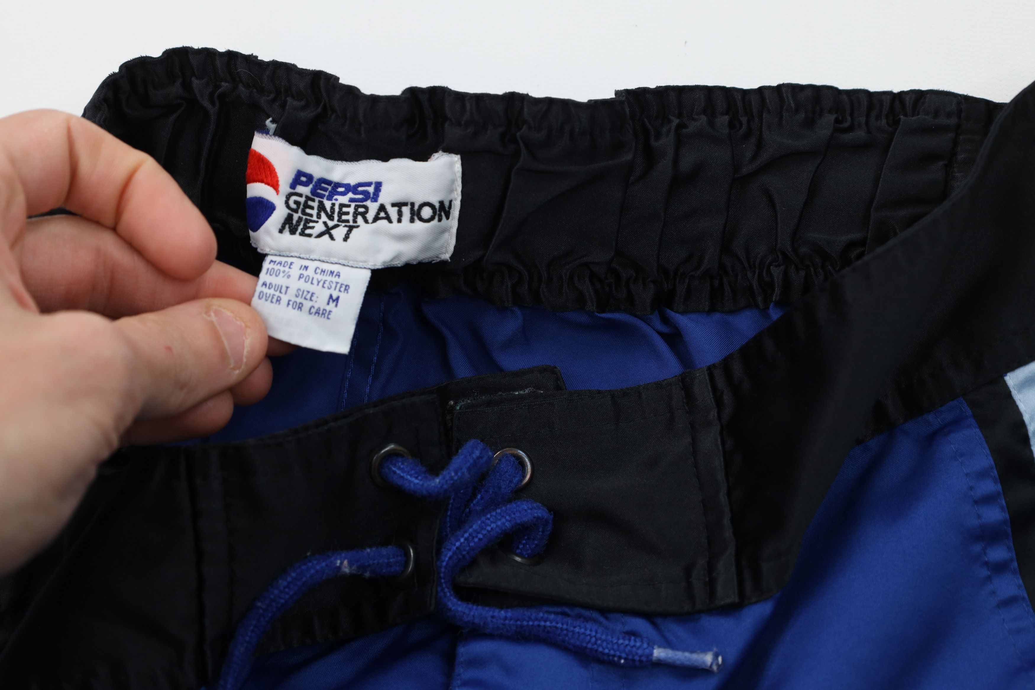 Pepsi Vintage 90s Pepsi Co Reflective Surf Board Shorts Blue Size US 32 / EU 48 - 6 Thumbnail