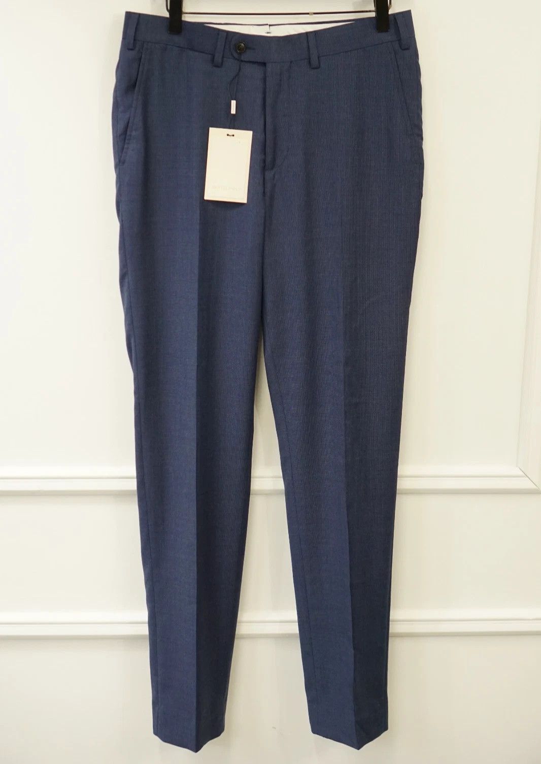 Suitsupply Men Suitsupply Pants Sienna Blue Wool Size UK/US34 Size 34R - 1 Thumbnail
