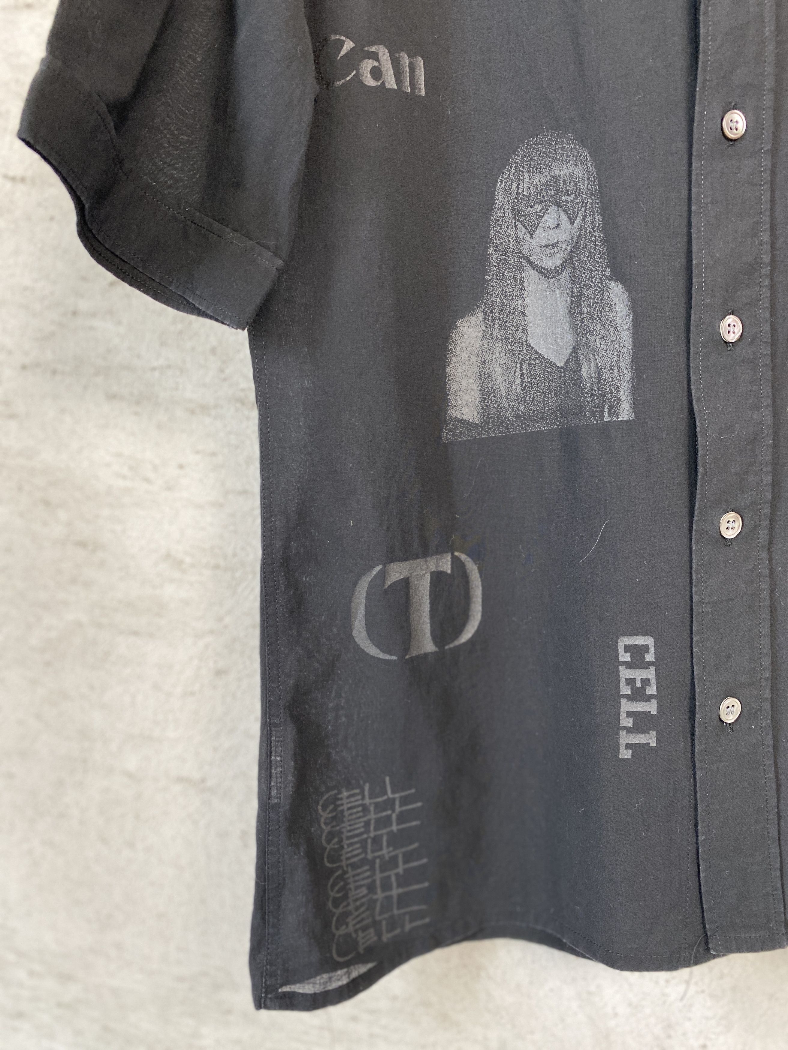 Raf Simons Raf Simons SS03 Consumed Shirt black on black Size US S / EU 44-46 / 1 - 3 Thumbnail