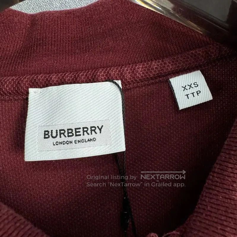 Burberry Burberry Red Men's Polo Shirt XXS. Size US XXS / EU 40 - 4 Thumbnail