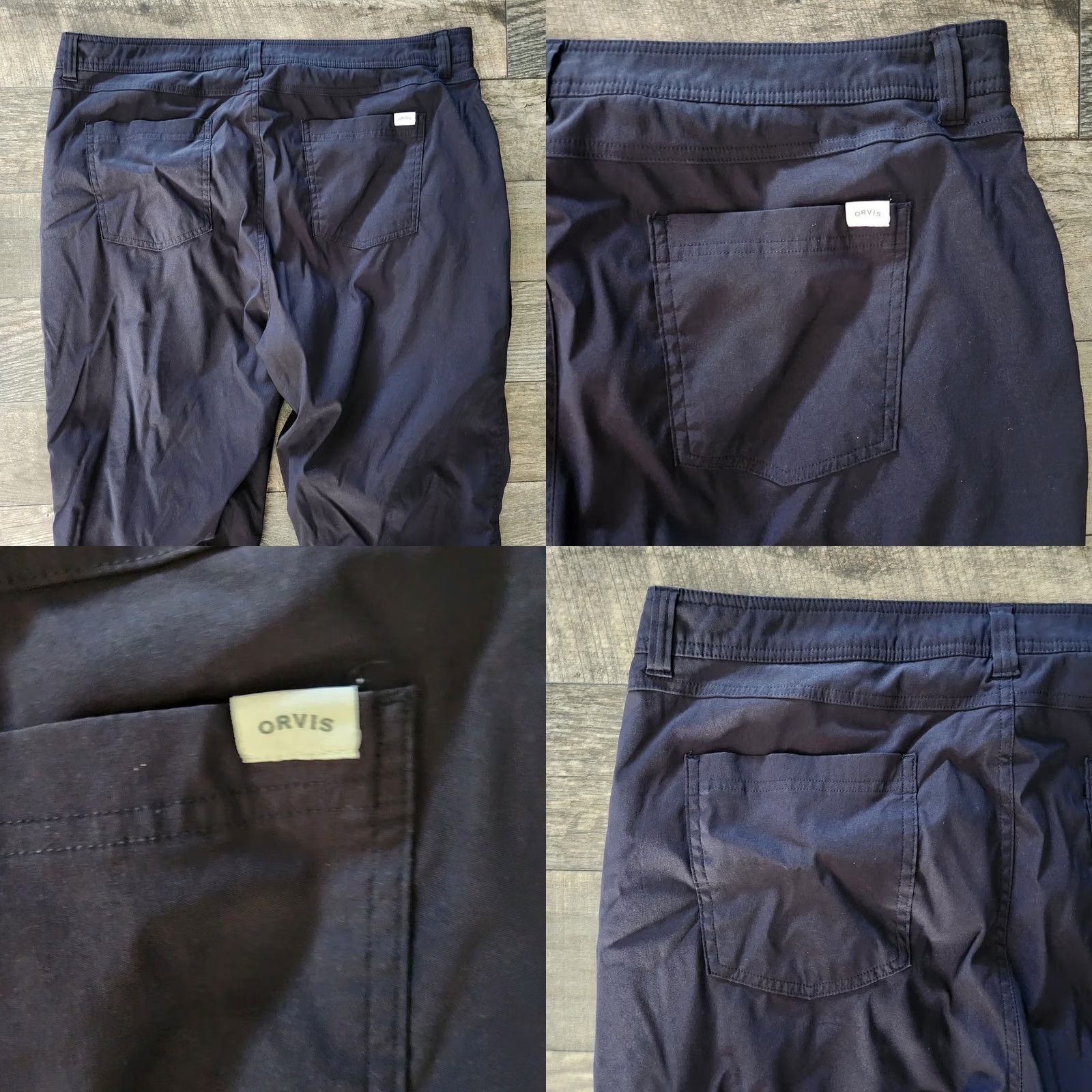Orvis Orvis Pants Fleece Lined Mens 40x30 Insulated Tech Straight Stretch Navy Blue Size US 40 / EU 56 - 8 Thumbnail