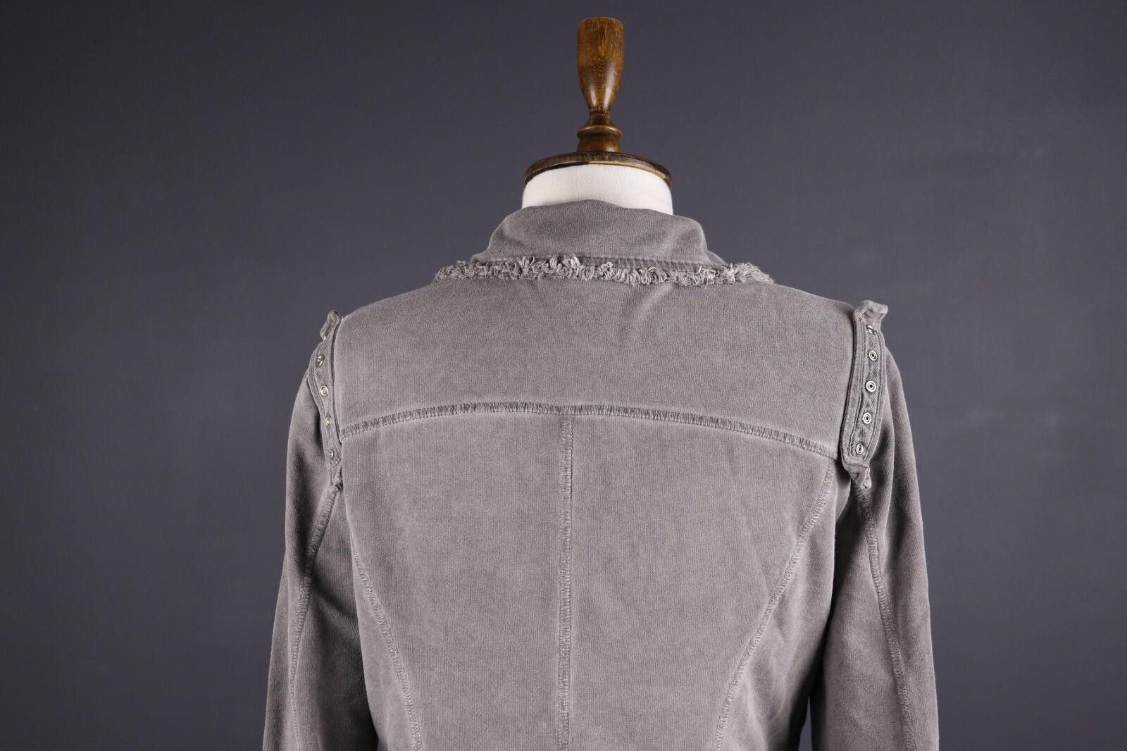 Other Bottega by Elisa Cvaletti Gray Blazer Jacket Size L Size L / US 10 / IT 46 - 6 Thumbnail