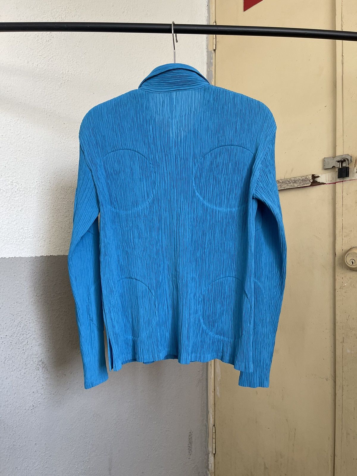 Issey Miyake × Pleats Please Issey Miyake Issey Miyake Pleated Button Up White Label Size M / US 6-8 / IT 42-44 - 2 Thumbnail