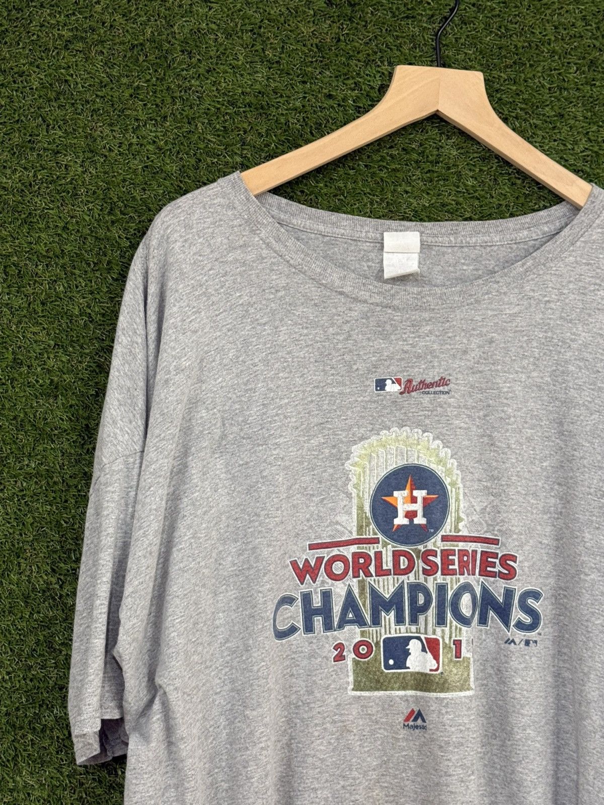 MLB Houston Astros MLB Grey 3XL Champion Baseball Tee Size US XXL / EU 58 / 5 - 2 Thumbnail